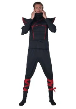 Men's Stealth Ninja Costume -Halloween Costumes mens stealth ninja costume alt 1