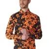Suitmeister Button Up Halloween Icon Shirt For Men -Halloween Costumes mens suitmeister button up halloween icon shirt