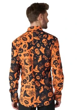 Suitmeister Button Up Halloween Icon Shirt For Men -Halloween Costumes mens suitmeister button up halloween icon shirt alt 1