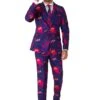 Suitmeister Retro Neon Navy Suit For Men 1 Suitmeister Retro Neon Navy Suit For Men -Halloween Costumes mens suitmeister retro neon navy suit