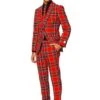 Opposuits Tartan Plaid Opposuit For Men -Halloween Costumes mens tartan plaid opposuit