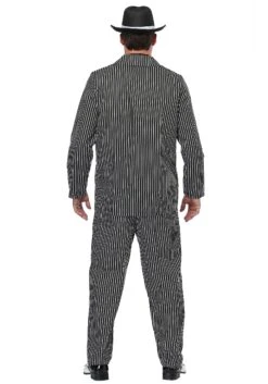 Men's Wide Pin Stripe Gangster Costume 5 Men's Wide Pin Stripe Gangster Costume -Halloween Costumes mens wide pin stripe gangster costume 1