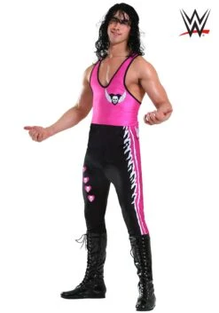 WWE Bret Hart Men's Costume -Halloween Costumes mens wwe adult bret hart costume alt 2