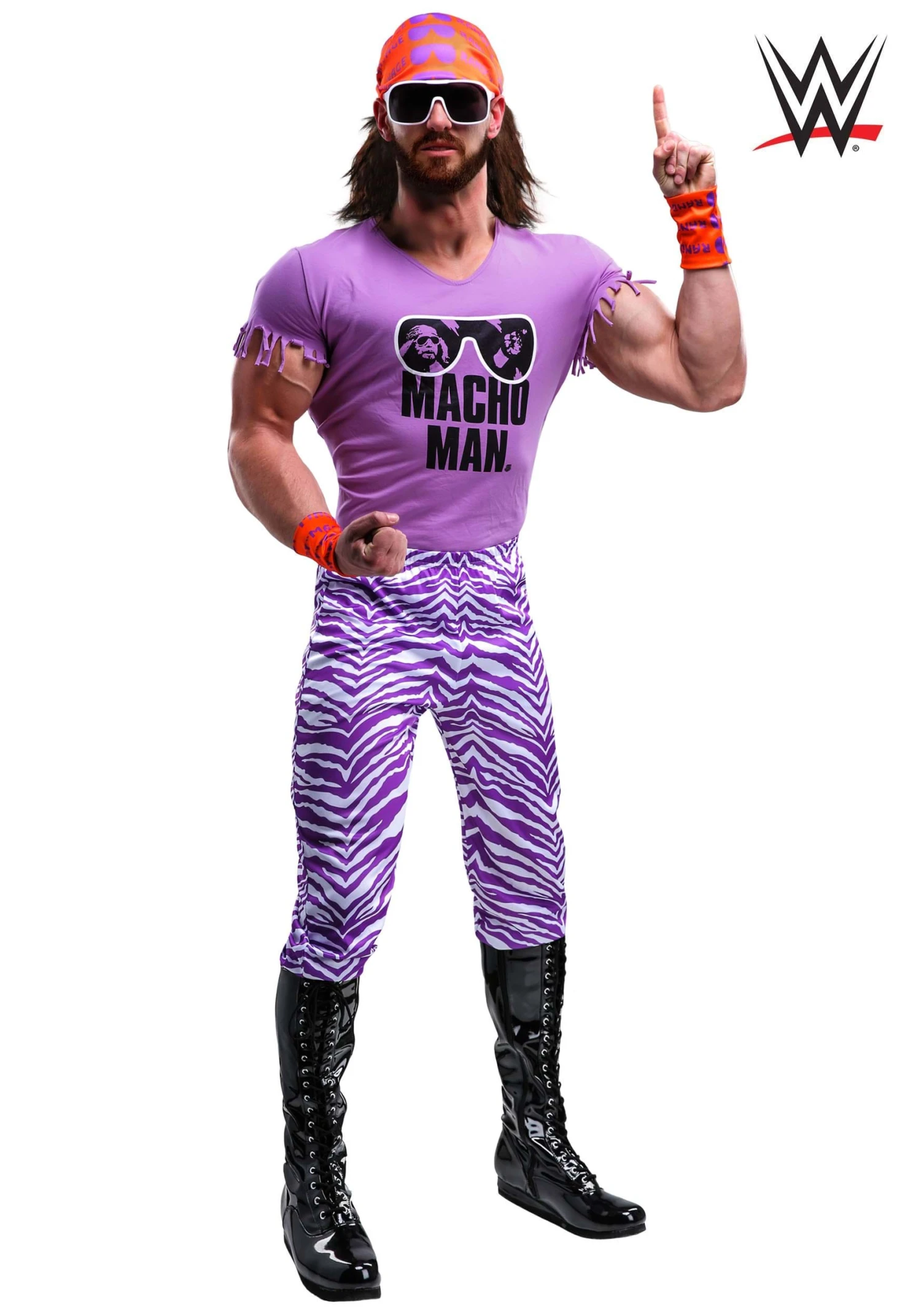 WWE Macho Man Madness Plus Size Costume 2 WWE Macho Man Madness Plus Size Costume