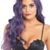 LEG AVENUE Mermaid Wave Long Purple Adult Wig -Halloween Costumes mermaid wave long purple wig