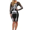Plus Size Women's Mesh Skeleton Costume Dress 2 Plus Size Women's Mesh Skeleton Costume Dress -Halloween Costumes mesh skeleton plus size dress