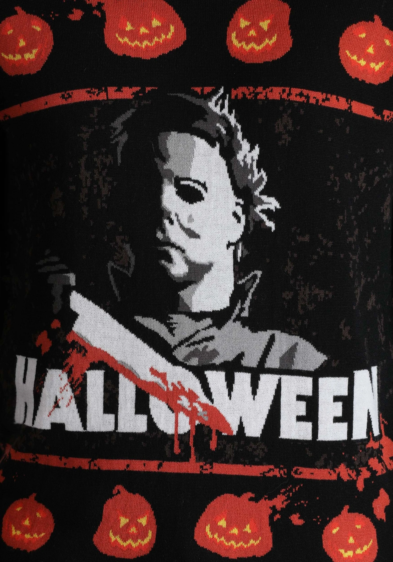 Halloween Michael Myers Adult Sweater 5 Halloween Michael Myers Adult Sweater - Image 3
