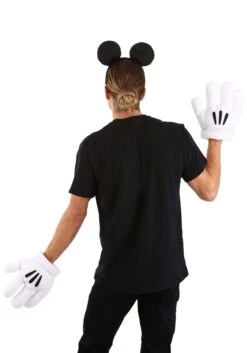 Women's Mickey Ears & Glove Set 14 Women's Mickey Ears & Glove Set -Halloween Costumes mickey ears glove set alt 2