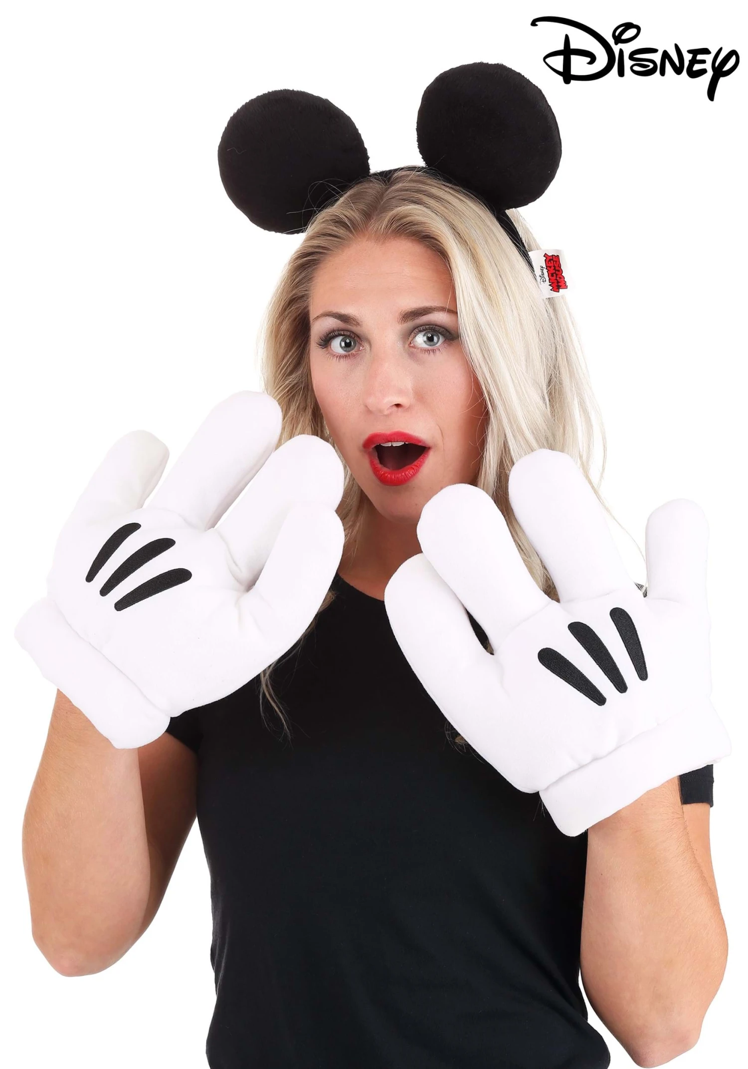 Women's Mickey Ears & Glove Set 3 Women's Mickey Ears & Glove Set