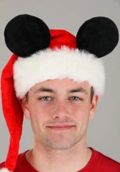 Disney Mickey Santa Cap 8 Disney Mickey Santa Cap -Halloween Costumes mickey santa cap alt 1
