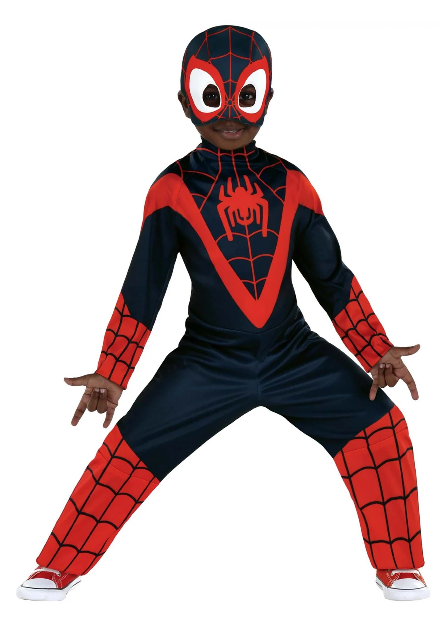 AMSCAN Miles Morales Heroic Toddler Costume For Boys 3 AMSCAN Miles Morales Heroic Toddler Costume For Boys