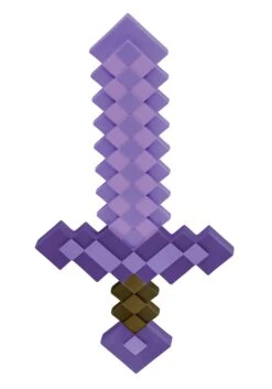 Disguise Minecraft Enchanted Purple Sword