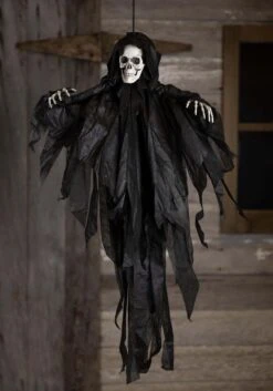 2.5FT Mini Black Reaper Hanging Halloween Decoration