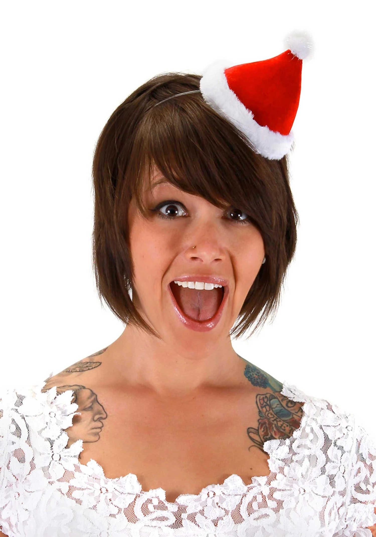 Mini Santa Plush Costume Hat 3 Mini Santa Plush Costume Hat