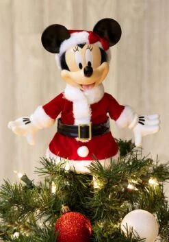 Kurt Adler 8 1/2-Inch Minnie Mouse Treetopper