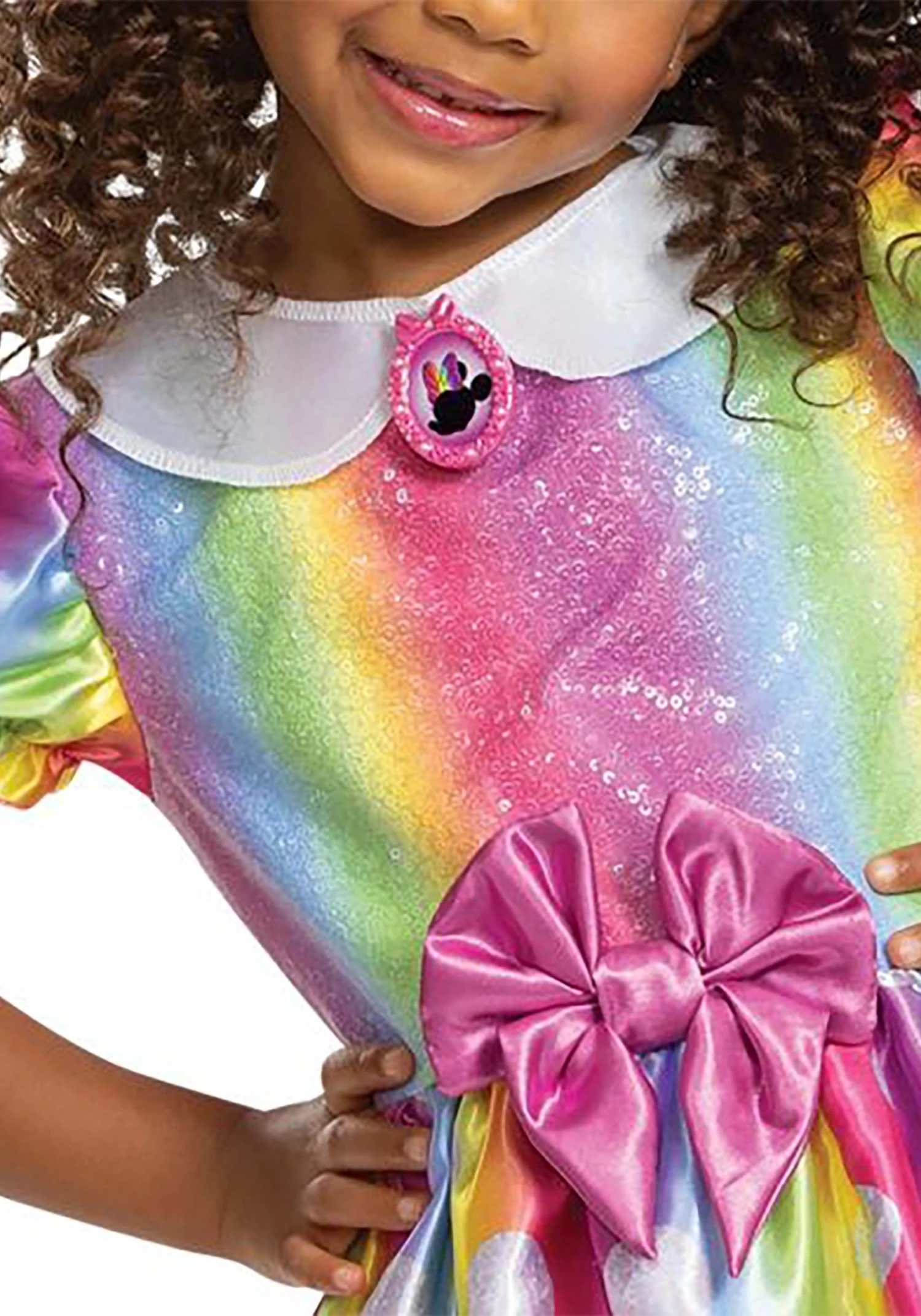 Disguise Minnie Mouse Rainbow Minnie Toddler Costume 6 Disguise Minnie Mouse Rainbow Minnie Toddler Costume - Image 4