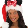 Disney Minnie Mouse Santa Holiday Cap 1 Disney Minnie Mouse Santa Holiday Cap -Halloween Costumes minnie santa cap