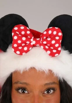 Disney Minnie Mouse Santa Holiday Cap 7 Disney Minnie Mouse Santa Holiday Cap -Halloween Costumes minnie santa cap alt 1