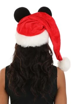 Disney Minnie Mouse Santa Holiday Cap 6 Disney Minnie Mouse Santa Holiday Cap -Halloween Costumes minnie santa cap alt 2