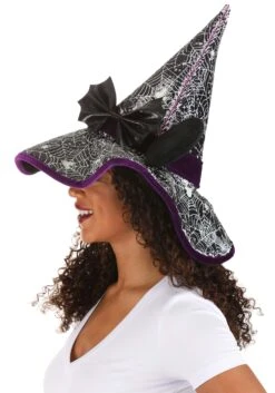 Disney Minnie Mouse Spider Webs Adult Witch Hat 12 Disney Minnie Mouse Spider Webs Adult Witch Hat -Halloween Costumes minnie witch hat alt 3