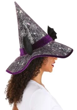 Disney Minnie Mouse Spider Webs Adult Witch Hat 13 Disney Minnie Mouse Spider Webs Adult Witch Hat -Halloween Costumes minnie witch hat alt 4