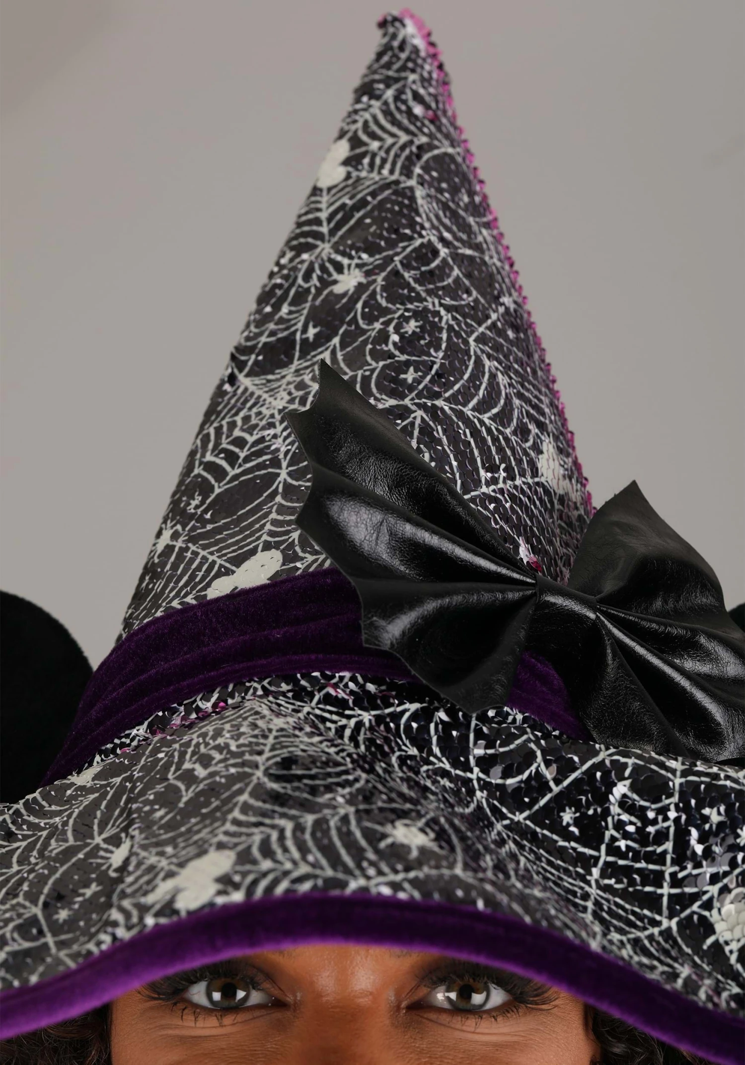 Disney Minnie Mouse Spider Webs Adult Witch Hat 8 Disney Minnie Mouse Spider Webs Adult Witch Hat - Image 6