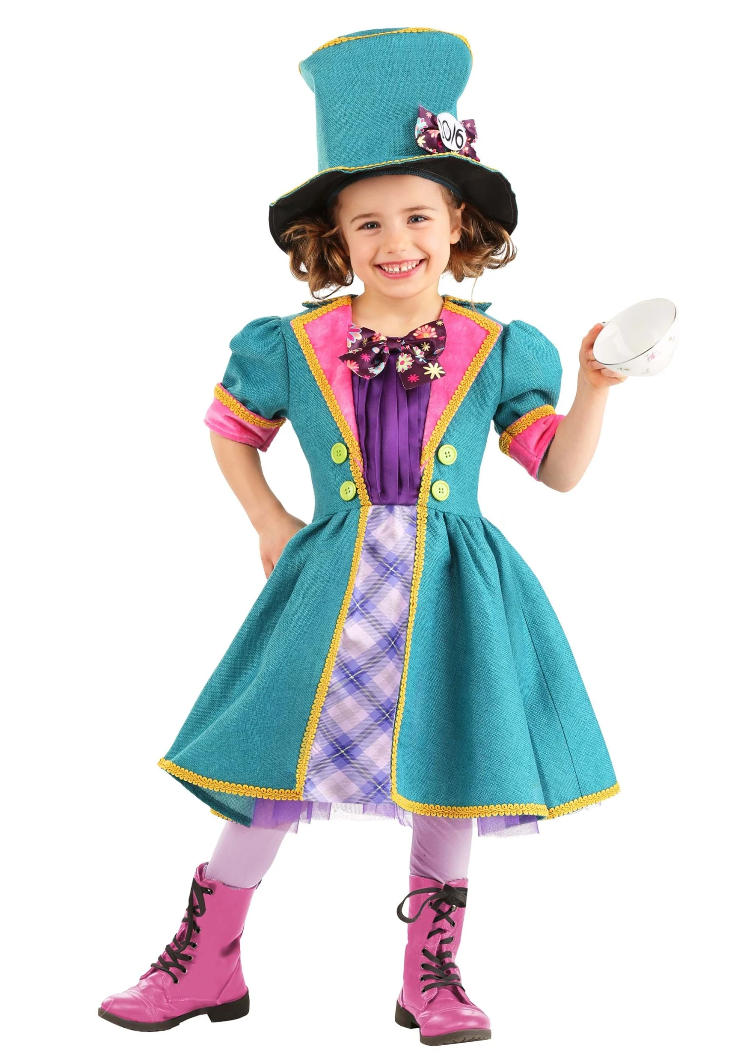 Toddler Mischievous Mad Hatter Costume 3 Toddler Mischievous Mad Hatter Costume