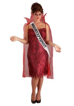 Miss Dead Receptionist Costume For Women 6 Miss Dead Receptionist Costume For Women -Halloween Costumes miss dead receptionist costume alt 1