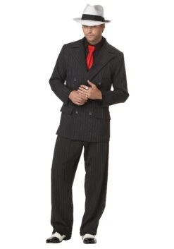 Men's Mob Boss Costume 9 Men's Mob Boss Costume -Halloween Costumes mob boss gangster suit alt 1