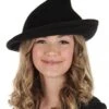 Modern Black Witch's Costume Hat -Halloween Costumes modern black witch hat