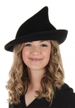 Modern Black Witch's Costume Hat