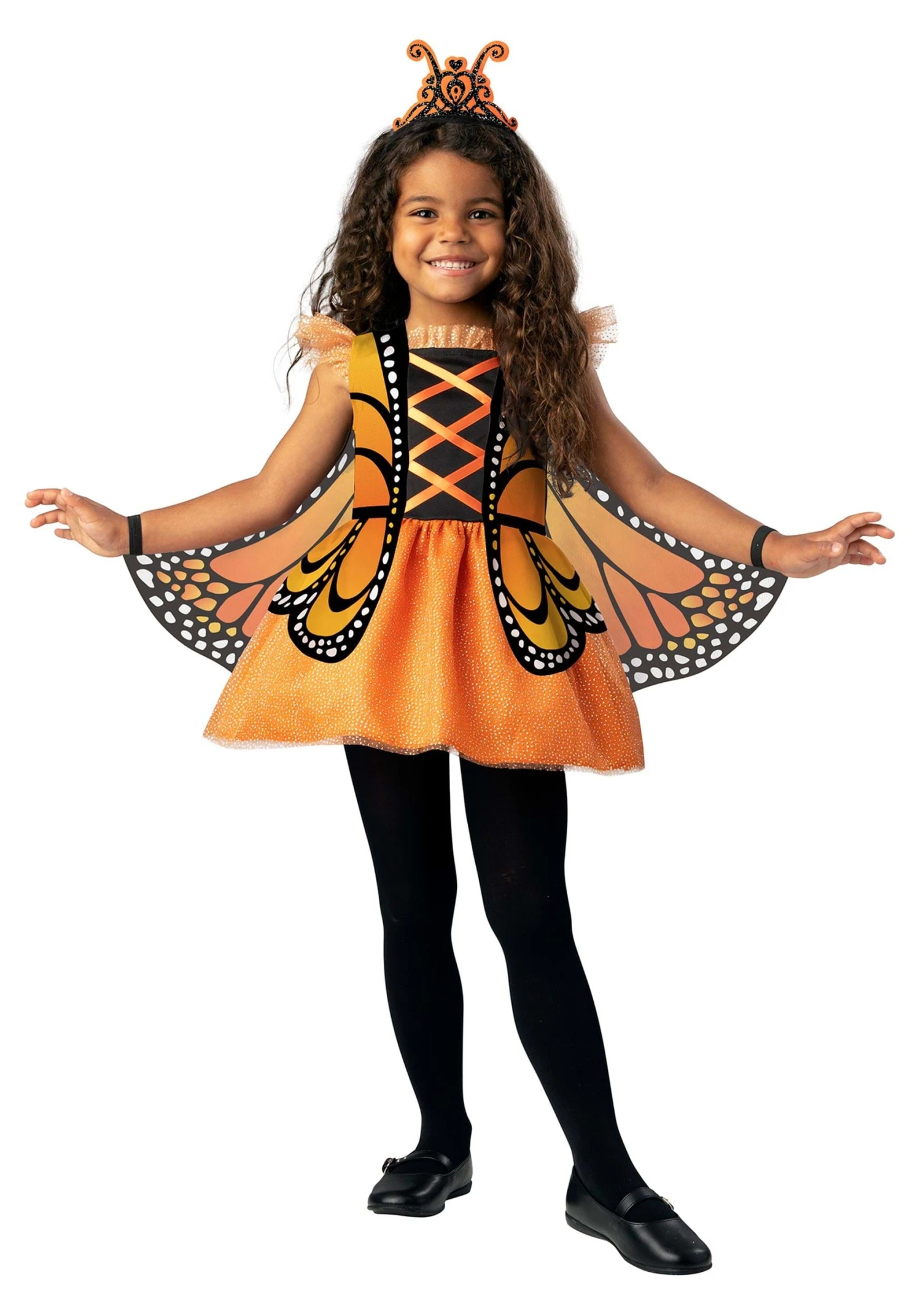 Fun World Girl's Toddler Monarch Fairy Costume 3 Fun World Girl's Toddler Monarch Fairy Costume