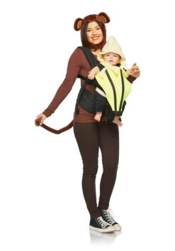 Monkey & Banana Carrier Costume 5 Monkey & Banana Carrier Costume -Halloween Costumes monkey and banana baby carrier costume alt 1