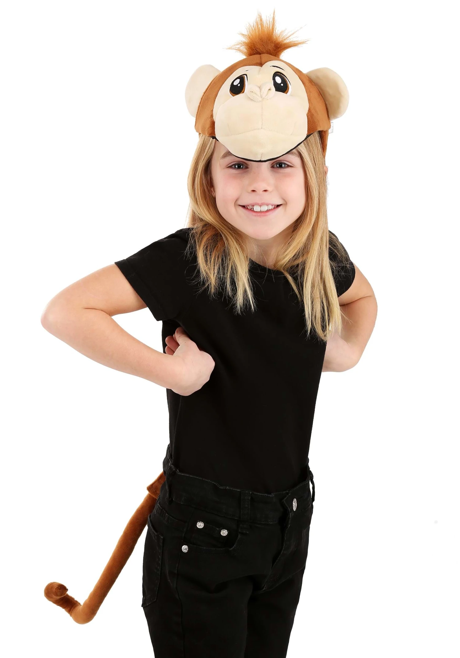 Monkey Soft Headband & Tail Accessory Costume Kit 4 Monkey Soft Headband & Tail Accessory Costume Kit - Image 2