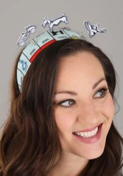 Monopoly Token Accessory Costume Headband -Halloween Costumes monopoly token headband alt 1