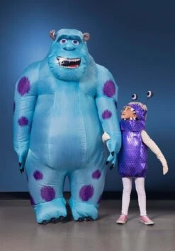 Monsters Inc Sulley Inflatable Costume -Halloween Costumes monsters inc adult sulley inflatable costume alt 3
