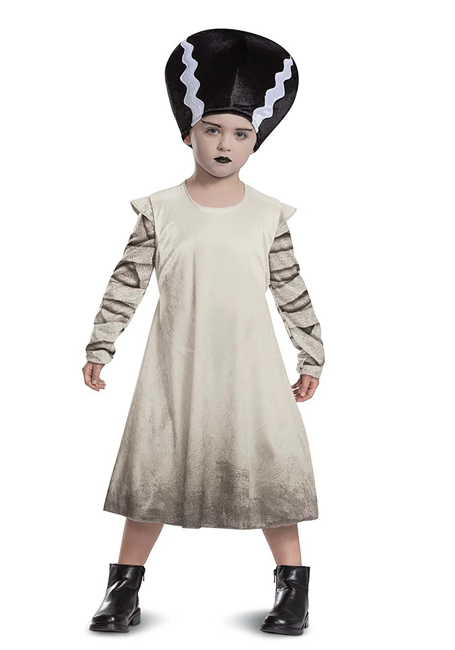 Disguise Monsters Infant/Toddler Bride Of Frankenstein Costume For Girls 3 Disguise Monsters Infant/Toddler Bride Of Frankenstein Costume For Girls