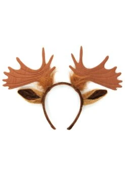 Moose Ears & Antlers | Headband -Halloween Costumes moose ears antlers headband alt 2