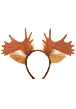 Moose Ears & Antlers | Headband -Halloween Costumes moose ears antlers headband alt 3