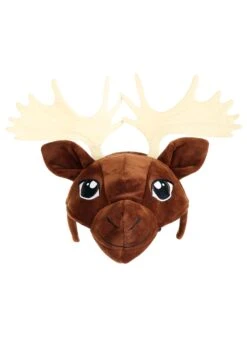 Soft Moose Headband 9 Soft Moose Headband -Halloween Costumes moose plush headband alt 3