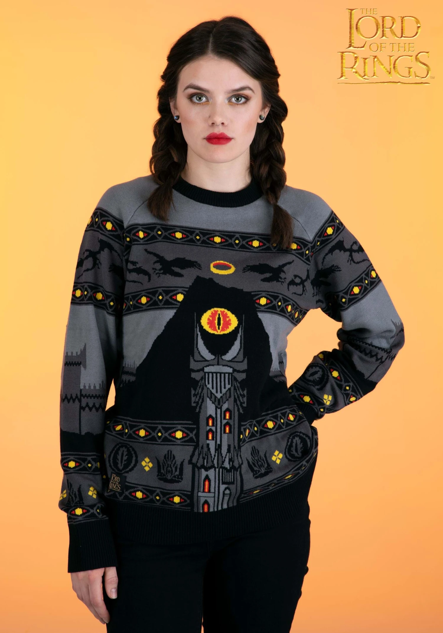 Mordor Lord Of The Rings Adult Ugly Sweater 3 Mordor Lord Of The Rings Adult Ugly Sweater