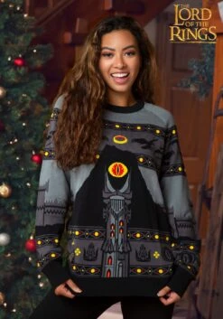 Mordor Lord Of The Rings Adult Ugly Sweater 26 Mordor Lord Of The Rings Adult Ugly Sweater -Halloween Costumes mordor lord of the rings ugly sweater alt 11