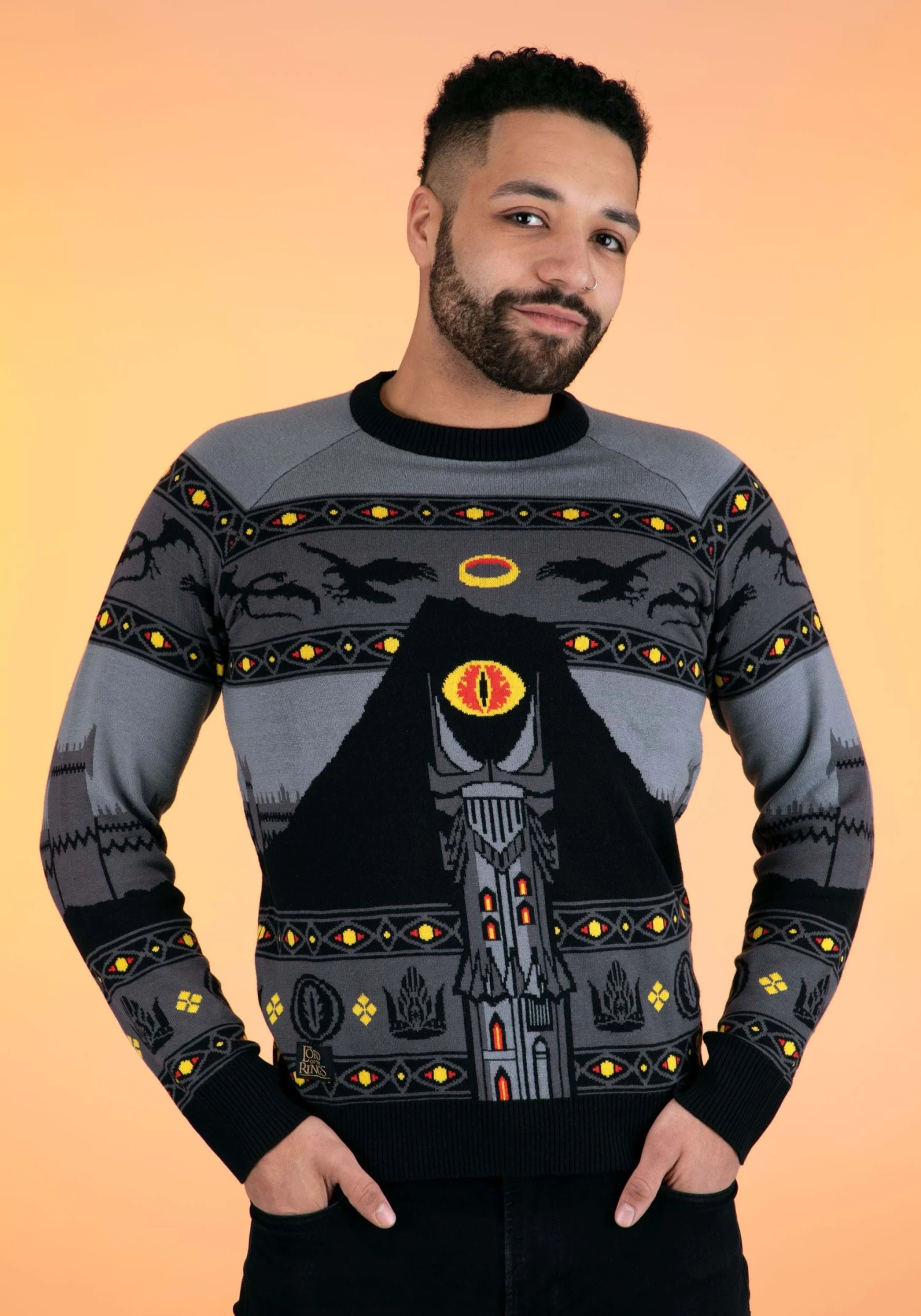 Mordor Lord Of The Rings Adult Ugly Sweater 7 Mordor Lord Of The Rings Adult Ugly Sweater - Image 5