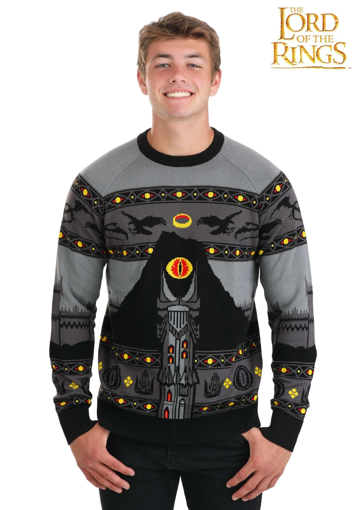 Mordor Lord Of The Rings Adult Ugly Sweater 12 Mordor Lord Of The Rings Adult Ugly Sweater - Image 10