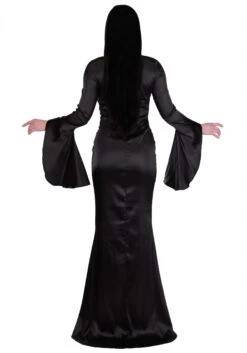 Plus Size The Addams Family Morticia Costume Dress For Women -Halloween Costumes morticia plus size costume alt 1