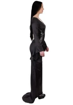 Plus Size The Addams Family Morticia Costume Dress For Women -Halloween Costumes morticia plus size costume alt 3