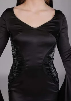 Plus Size The Addams Family Morticia Costume Dress For Women -Halloween Costumes morticia plus size costume alt 4