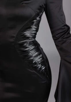 Plus Size The Addams Family Morticia Costume Dress For Women -Halloween Costumes morticia plus size costume alt 6