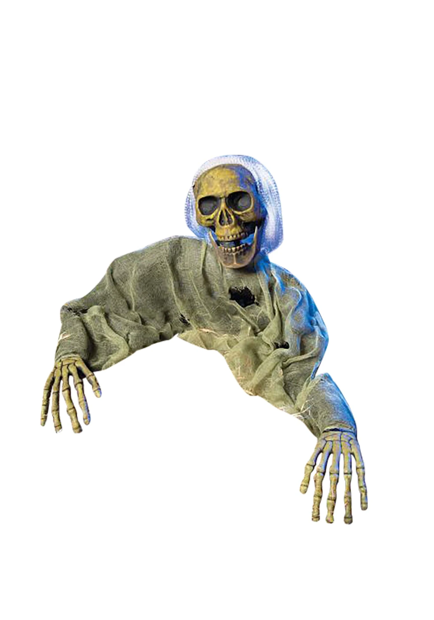 Fun World Moss Skeleton Grave Breaker Halloween Decoration 4 Fun World Moss Skeleton Grave Breaker Halloween Decoration - Image 2