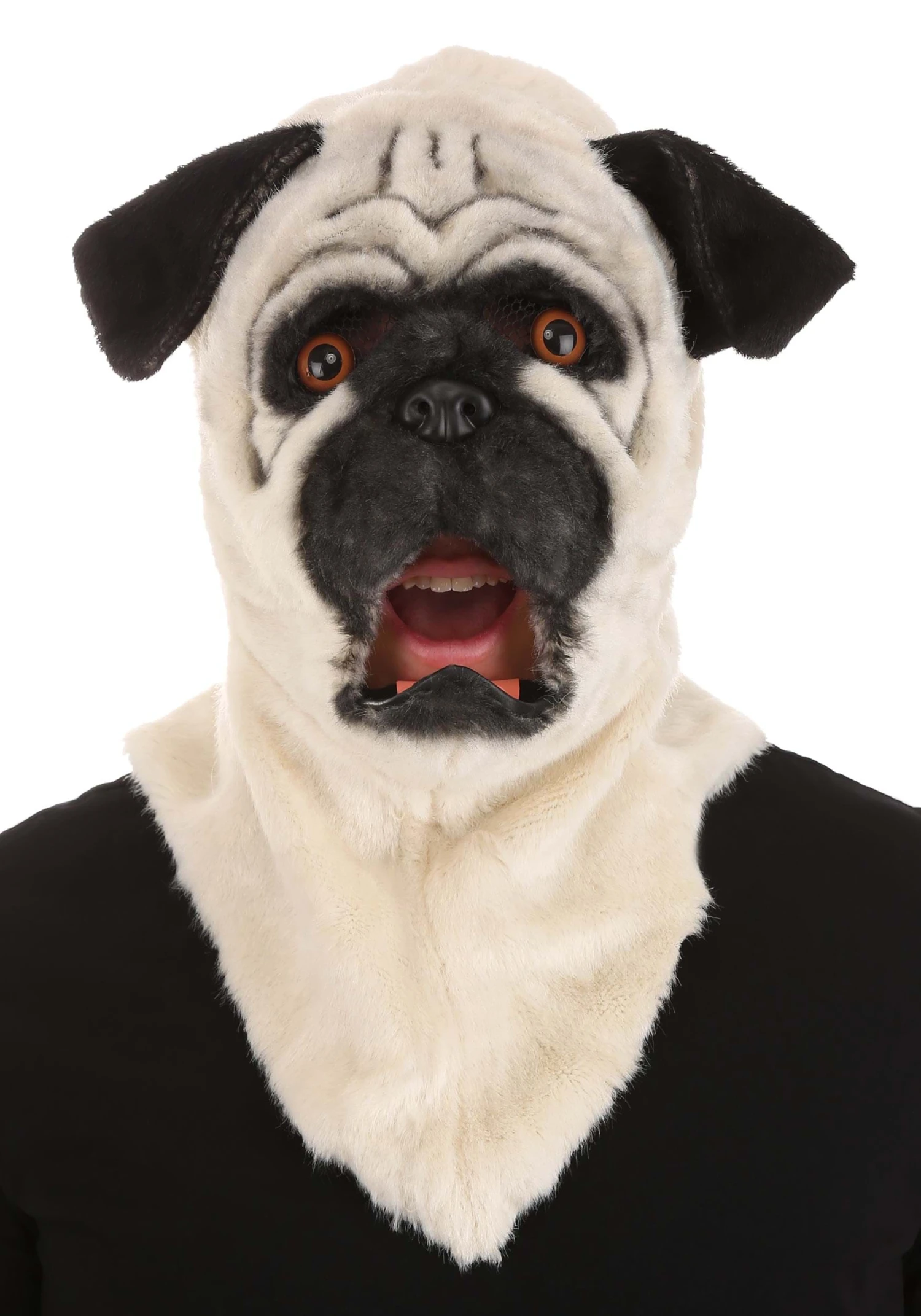 Adult Mouth Mover Pug Costume Mask 4 Adult Mouth Mover Pug Costume Mask - Image 2